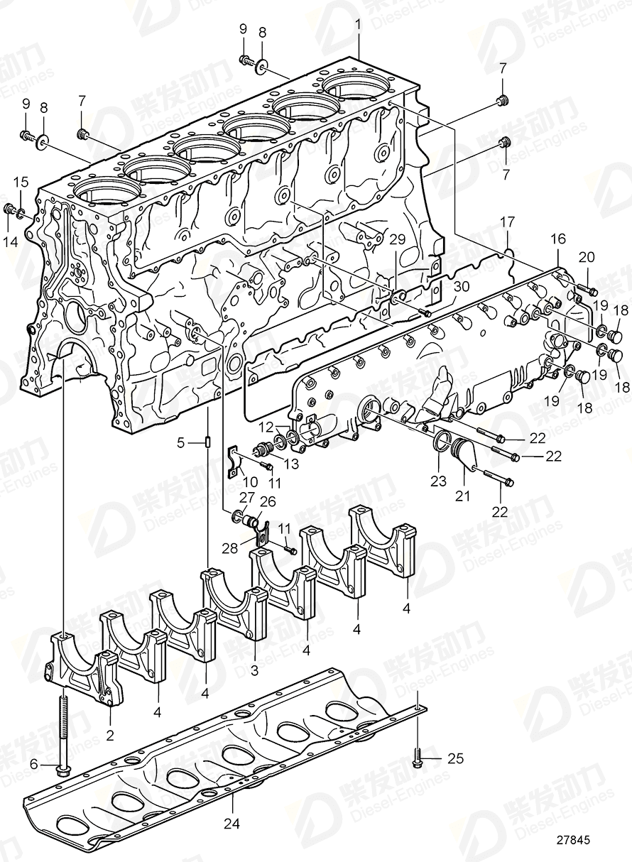 VOLVO Plug 21162206 Drawing